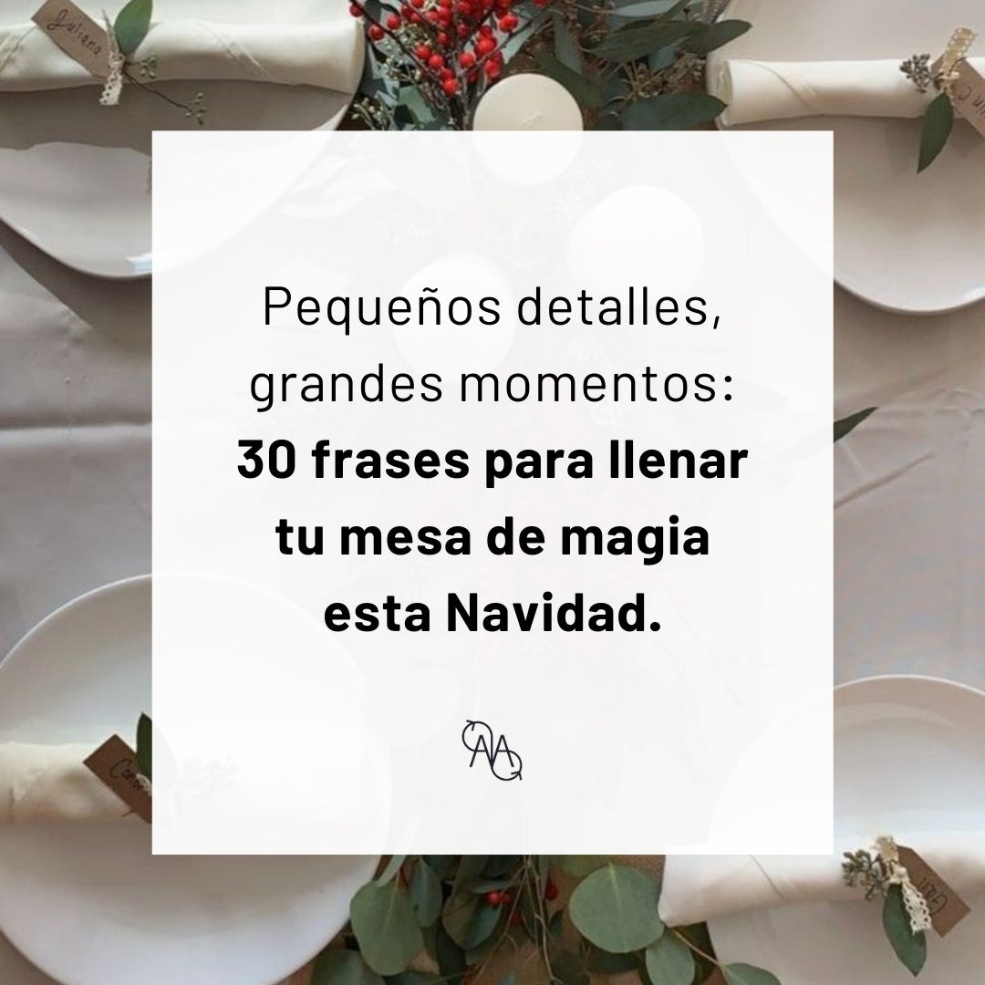 30 Frases para sorprender a tus invitados y crear una Navidad inolvidable