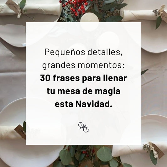 30 Frases para sorprender a tus invitados y crear una Navidad inolvidable